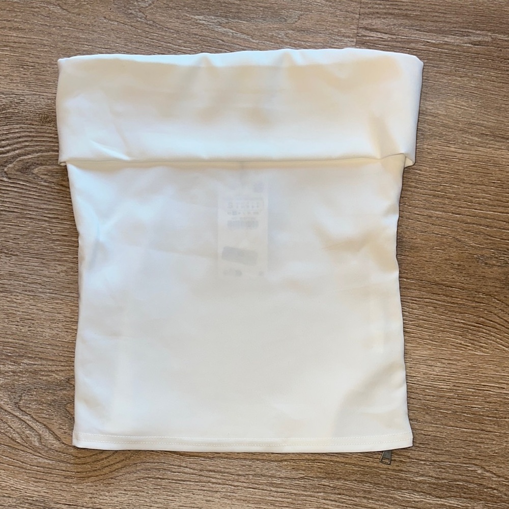 Zara White Tube Top
